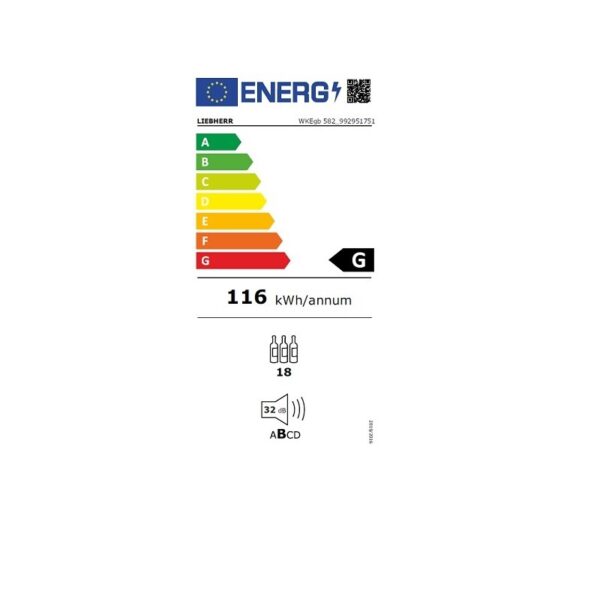 Vstavaná vinotéka Liebherr - WKEgb 582-26
