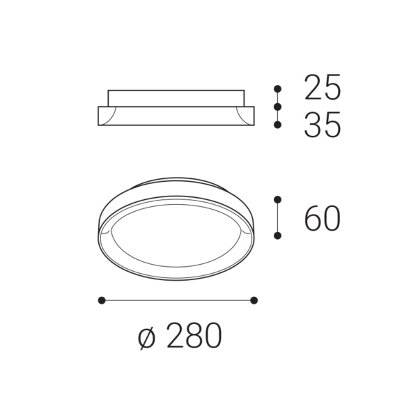 bella slim 28, g triac dim 20w 2cct 3000k/4000k - Image 2