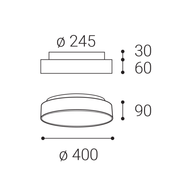 ringo ii 40 p/n, w triac 32+8w 3000k/4000k - Image 2