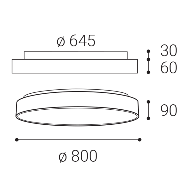 ringo ii 80 p/n, w triac 80+12w 3000k/4000k - Image 2