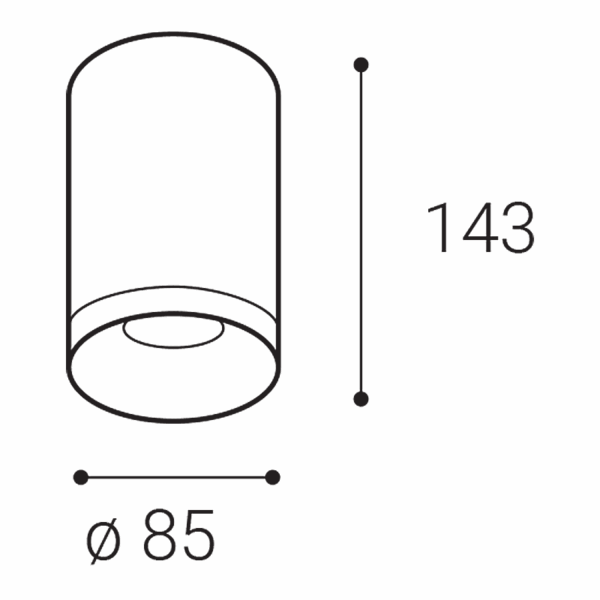 tubus ii a, w 9w 3000k/3500k/4000k - Image 2