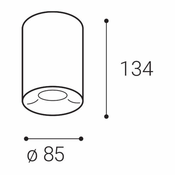 tubus ii c, w triac 9w 2700k - Image 2