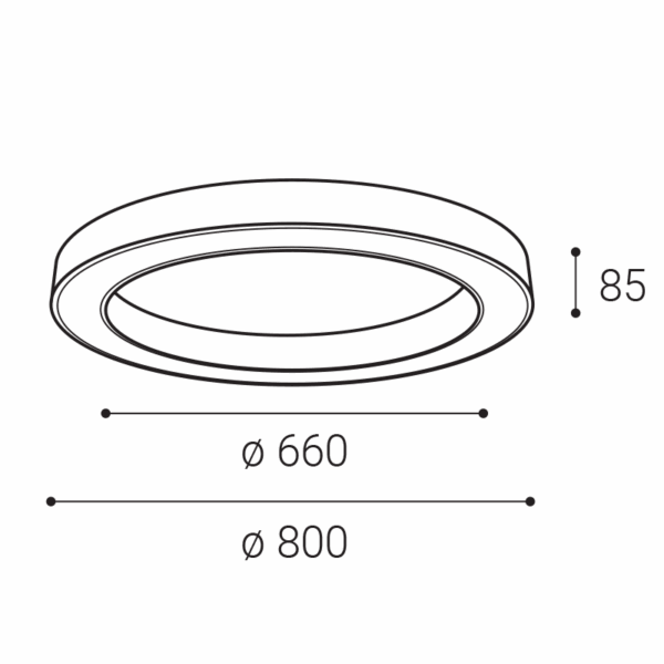 saturn slim 80, b dali/push 60w 3000k/4000k - Image 2