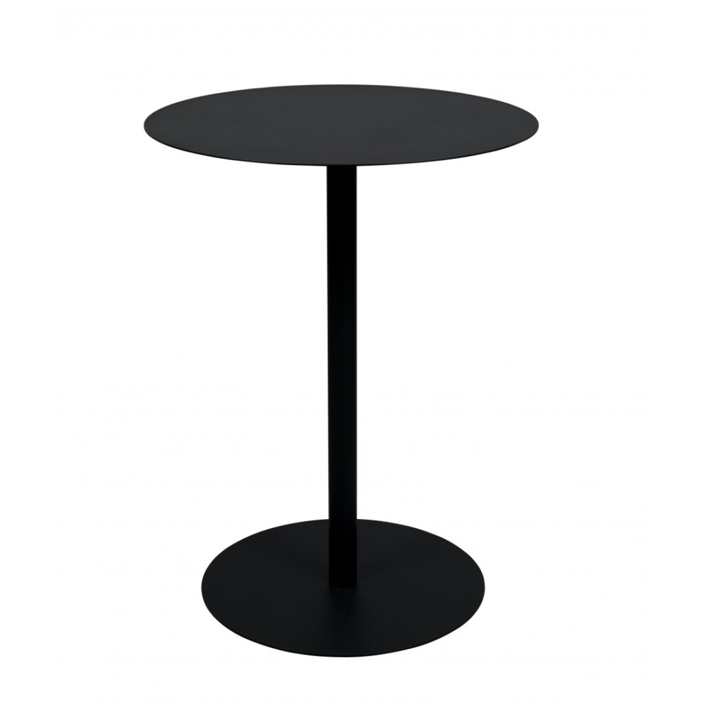 zuiver snow black bistro stol