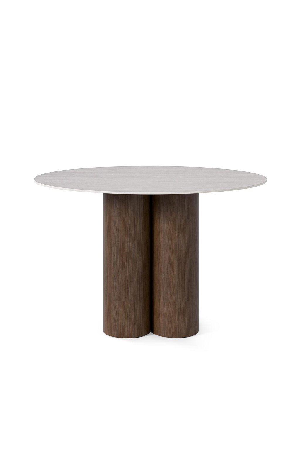 Tracy Round Walnut 120 Jedálenský Stôl 2 Tracy Round Walnut 120 Jedálenský Stôl – Obrázok 2