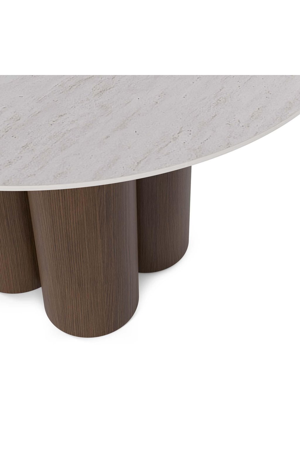 Tracy Round Walnut 120 Jedálenský Stôl 3 Tracy Round Walnut 120 Jedálenský Stôl – Obrázok 3