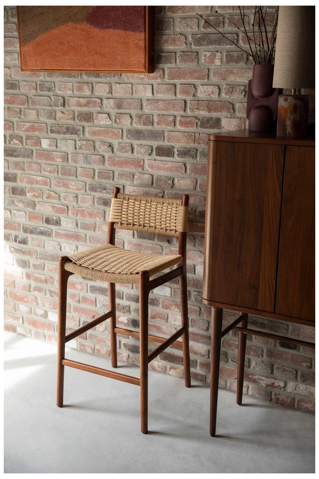 Dutchbone Cecile Walnut Pultová Stolička 2 Dutchbone Cecile Walnut Pultová Stolička – Obrázok 2