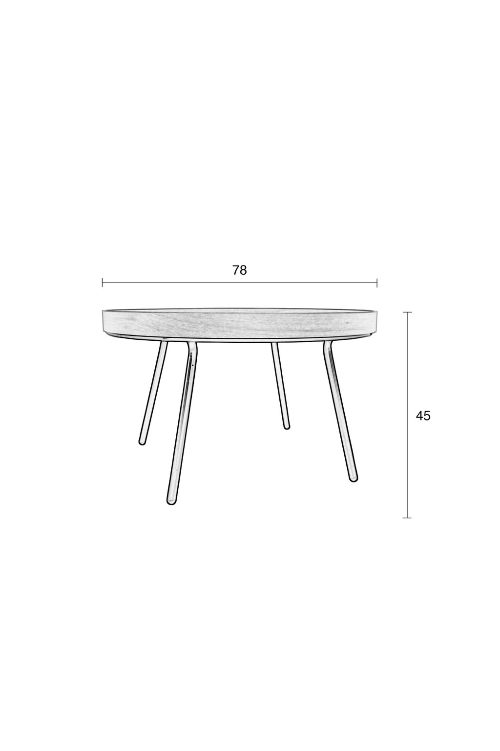 Zuiver Oak Tray 23 Zuiver Oak Tray – Obrázok 23