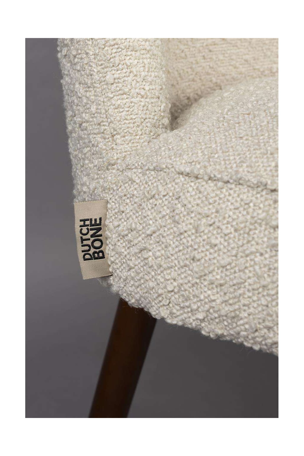 DUTCHBONE BARBARA BEIGE stolička 6 DUTCHBONE BARBARA BEIGE stolička – Obrázok 6