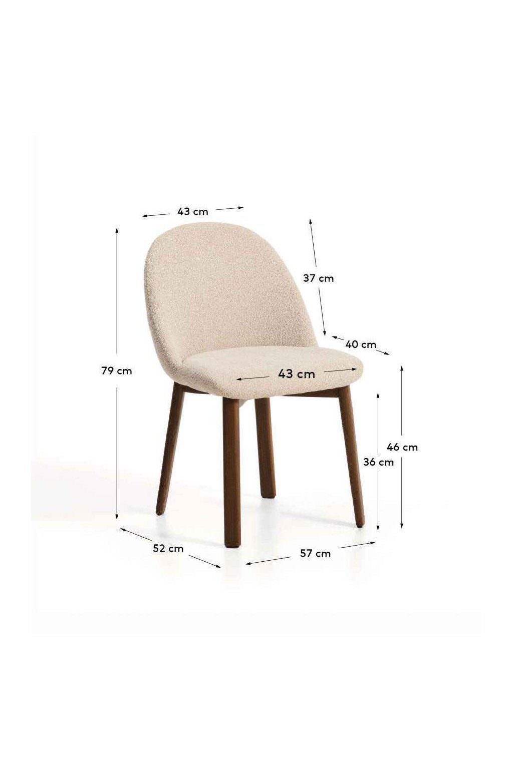 Meila Walnut Stolička 8 Meila Walnut Stolička – Obrázok 8