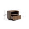 HELVINE WALNUT nočný stolík 12 HELVINE WALNUT nočný stolík – Obrázok 12
