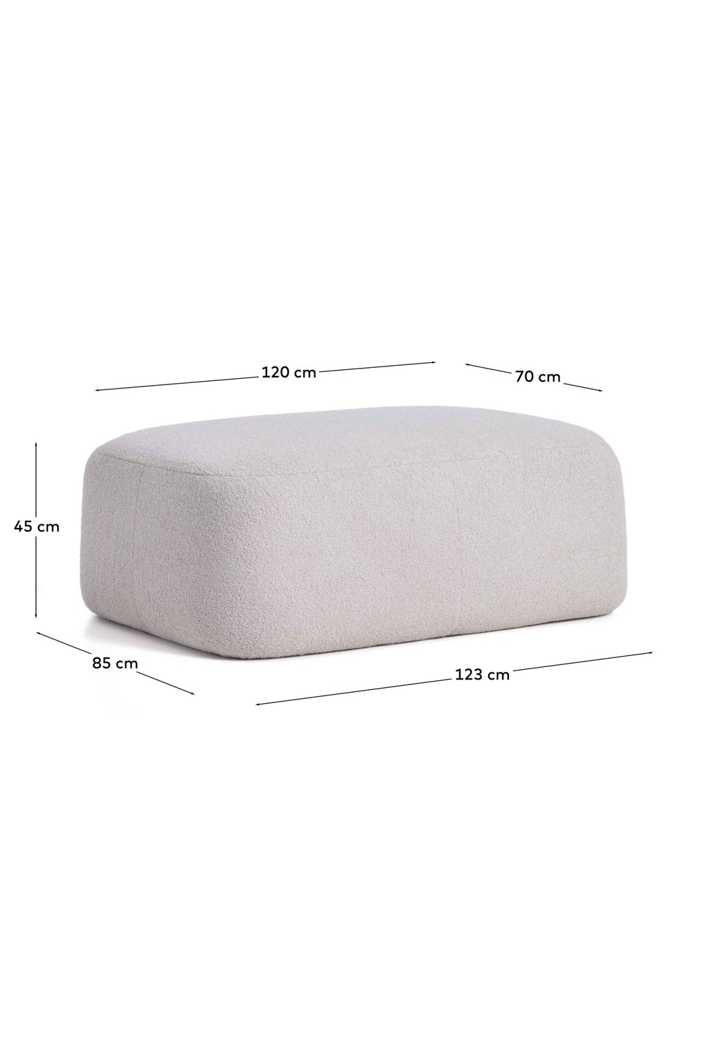 Martina Bouclé Stone Taburet 5 Martina Bouclé Stone Taburet – Obrázok 5