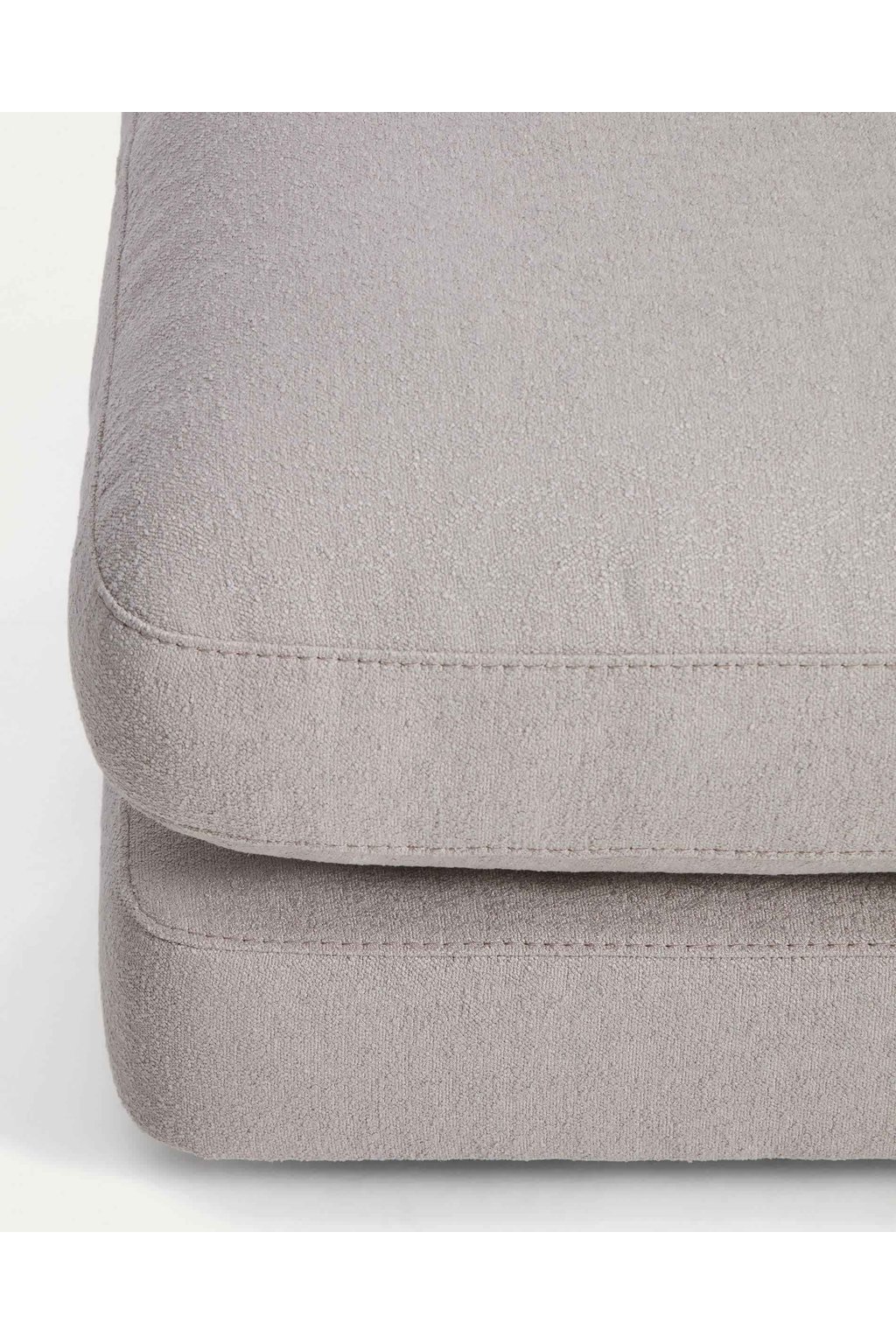 Gala Micro Boucle Grey Taburet 3 Gala Micro Boucle Grey Taburet – Obrázok 3